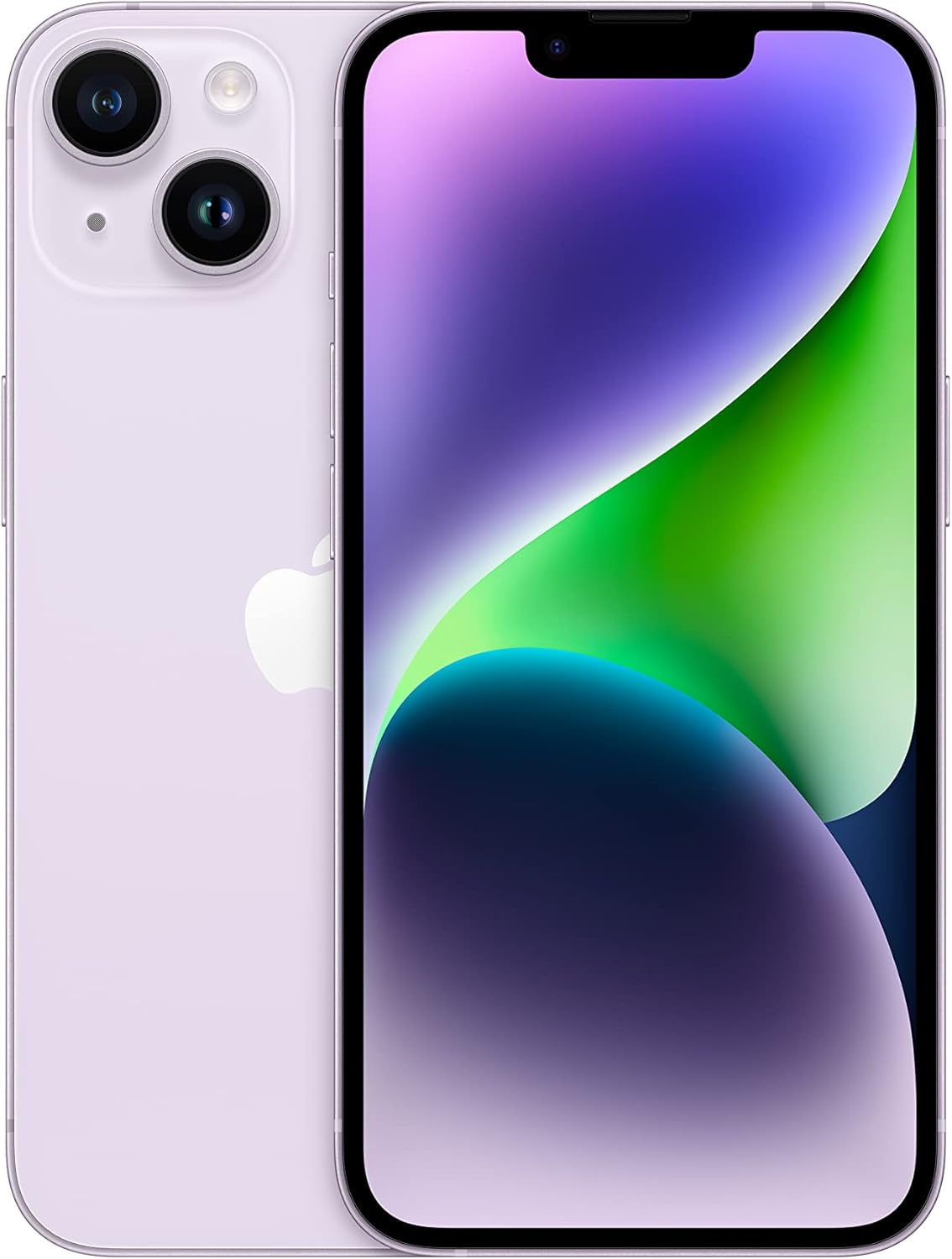 Apple iPhone 14, 128GB, Purple – Unlocked (Renewed Premium)